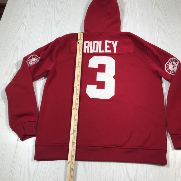 Team Nike University Of Alabama Hoodie Men Small Red Calvin Ridley #3 Football - Picture 3 of 10